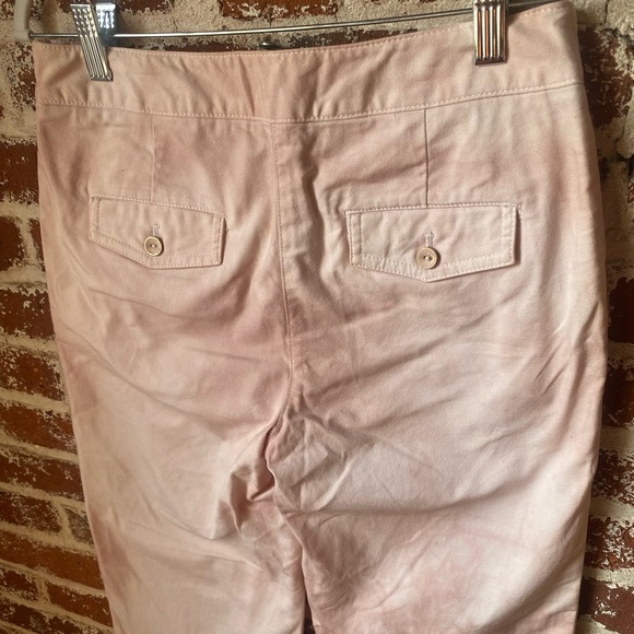 avocado dyed high rise, wide leg trousers - Picture 7 of 8